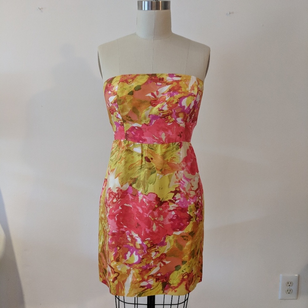J Crew silk floral dress s4